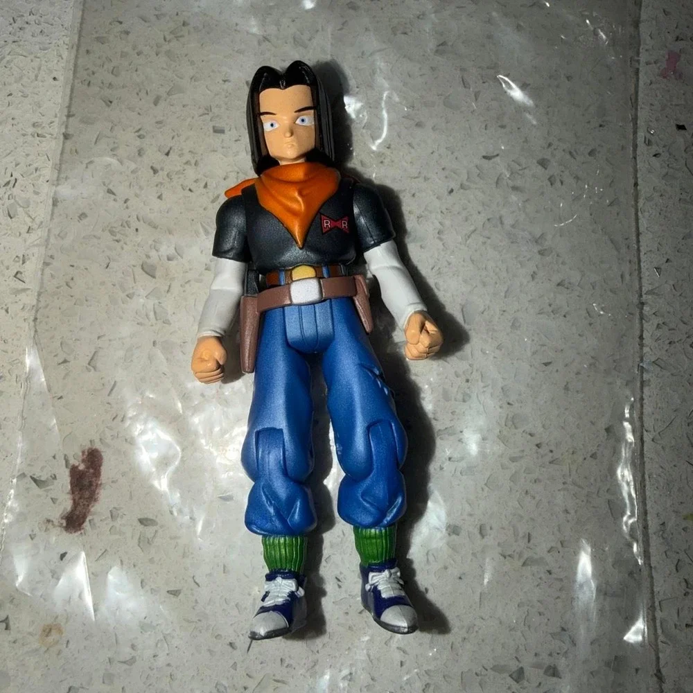Dragon Ball Z lot of 8 action figures with orange jumpsuit, blue boots and belt